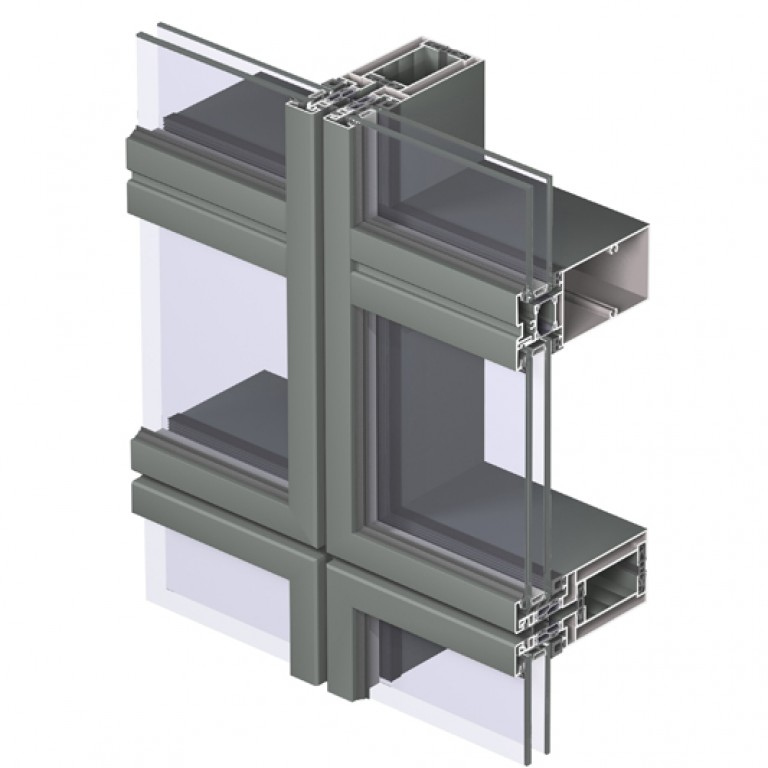 Stick facade system